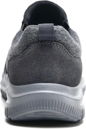 Vista 3 de Zuwoigo Zapatos casuales para caminar para hombre, cómodos mocasines para conducir, trabajo, tenis, barco, zapatos