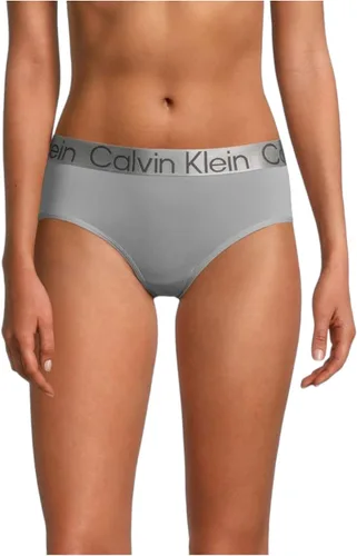 Vista 2 de Calvin Klein Braguitas de bikini de tiro medio para mujer, paquete de 3