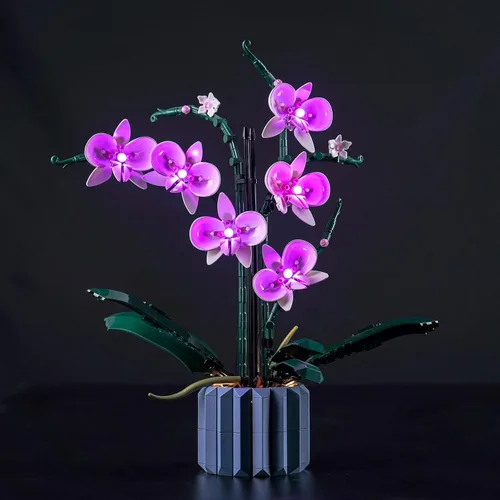 Vista 8 de BrickBling Solo Luz, Compatible con Lego 10311 Orquídea, Kit de Iluminación LED Compatible con Orquídea 10311 (Solo Luces, No Viene con Modelo)