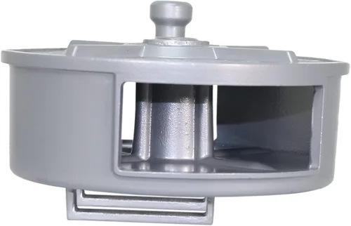 Vista 5 de WOLF - Soporte de carrete de alambre de aluminio de 6.25 pulgadas, ligero, ambidiestro Trabillas para cinturón integradas con perilla segura.