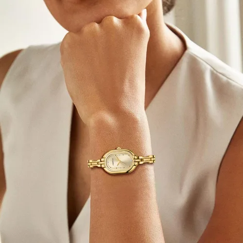 Vista 7 de CHEETAH Women's Gold Dainty Bangle Watch Small Vintage Bracelet, Easy Read Numeral Dial Waterproof
