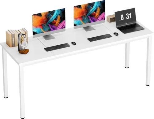 Vista 10 de Need AC3WW - Escritorio para computadora de oficina de 54 pulgadas, moderno, simple, resistente, mesa de estudio de trabajo, mesa de escritura