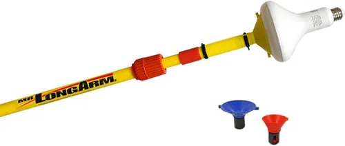 Vista 8 de Mr. LongArm 0976 - Kit de cambiador de bombillas inteligente y poste combinado de 3 a 6 pies