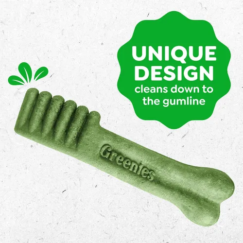 Vista 11 de Greenies Golosinas dentales naturales para perros adultos recomendadas por veterinarios, tamaño pequeño, sabor original, paquete de 3 onzas, 5