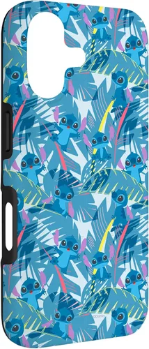 Vista 3 de Disney Lilo and Stitch - Carcasa para iPhone 17, diseño tropical de los años 90