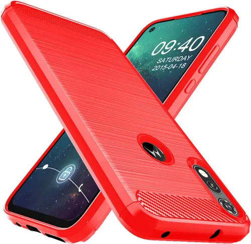 Vista 8 de Osophter Funda para Moto E 2020, Moto XT2052-1, funda protectora de goma TPU flexible para Motorola Moto E (2020) (negro)