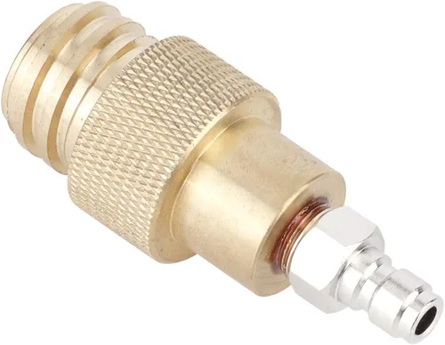 Vista 9 de AYNEFY Adaptador de agua, TR21-4 Adaptador de latón de rosca macho Convertidor de botella de gas de agua Adaptador de cilindro de CO2 Piezas