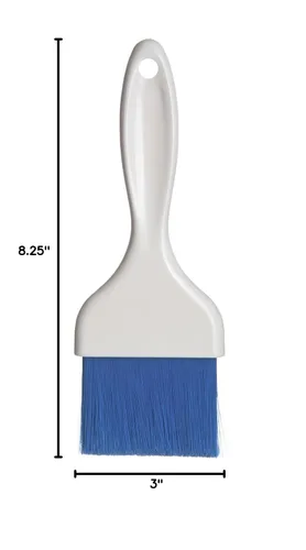 Vista 7 de Pincel de silicona/Pincel para repostería Carlisle Galaxy., 3", Azul