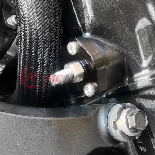 Vista 6 de MC MOTOPARTS CNC ajustable HP Manual Cam cadena tensor para Yamaha WR450F + WR250F + FZS1000 Fazer + YZF R1 + YZ250FX, Negro