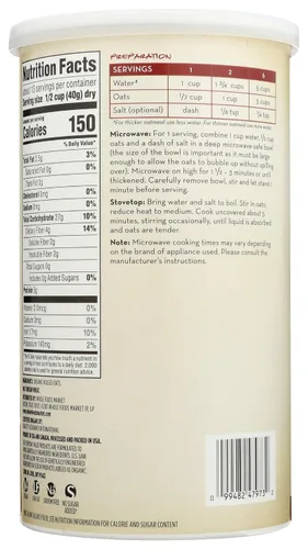 Vista 2 de 365 by Whole Foods Market - Avena Old Fashioned Rolled Oats, 18 onzas