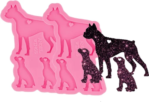 Vista 18 de Shiny Bear Family - Molde para llavero de resina para hacer manualidades con arte epoxi