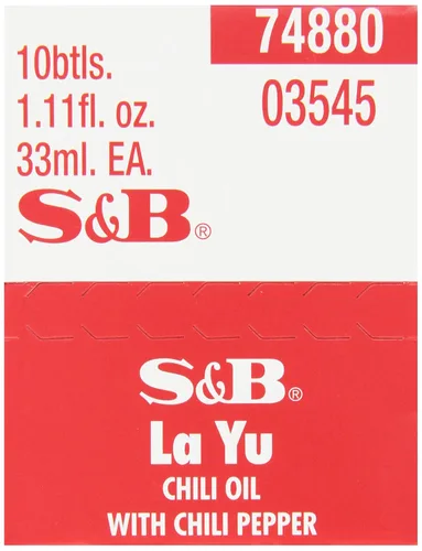 Vista 3 de S&B Layu Aceite de chile con pimientos, 1.11 onzas (paquete de 10)