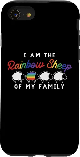 Vista 18 de iPhone 16 Soy Rainbow Ovejas De Mi Familia LGBT Gay Lesbianas Orgullo Caso