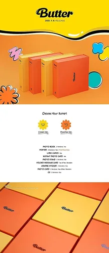 Vista 4 de KAKAO KTMCD0882 BTS - CD+Photobook+Photobook+Photocards+Póster plegado+Juego de tarjetas fotográficas extra (crema ver.)