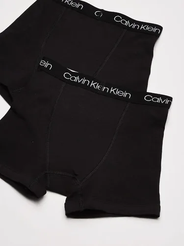 Vista 4 de Calvin Klein Boxer variados para niños, paquete de 2