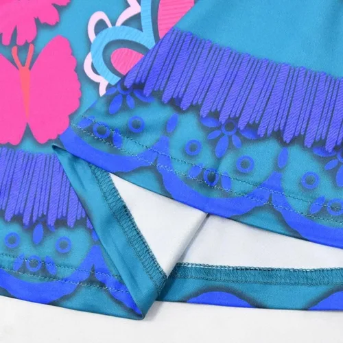 Vista 3 de VINGSEYY - Vestido de Isabela para niñas disfraz de princesa dibujos animados Mirabel con bolsa