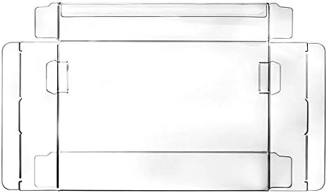 Vista 4 de CHILDMORY 10 unids caja protectora transparente pantalla manga protector para 3DS juegos cartucho caja