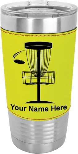 Vista 15 de LaserGram - Vaso personalizado de 20 onzas, Disc Golf (estilo béisbol)
