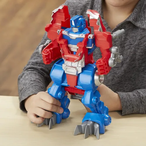 Vista 6 de Playskool Heroes Transformers Rescue Bots Reloj de caballero Optimus Prime