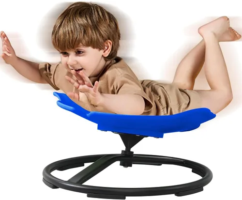 Vista 16 de Silla giratoria sensorial para niños autistas, juguete para sentarse y girar a partir de 3 años