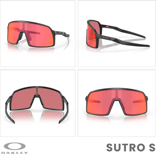 Vista 99 de Oakley Sutro OO9406 / OO9462 - Lentes de sol para hombre, kit de correa de accesorios, bolsa de microfibra
