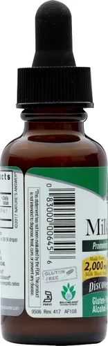 Vista 5 de Semillas Cardo Mariano, Nature's Answer libre de alcohol, 1 onza líquida, AF108, 1, 1, 1 Apoya el bienestar y la función hepática, vegano, sin
