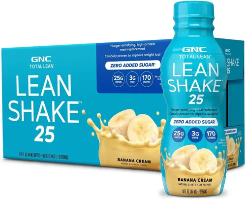 Vista 16 de GNC Total Lean Lean Shake 25 - Mantequilla de maní y chocolate (16 porciones)