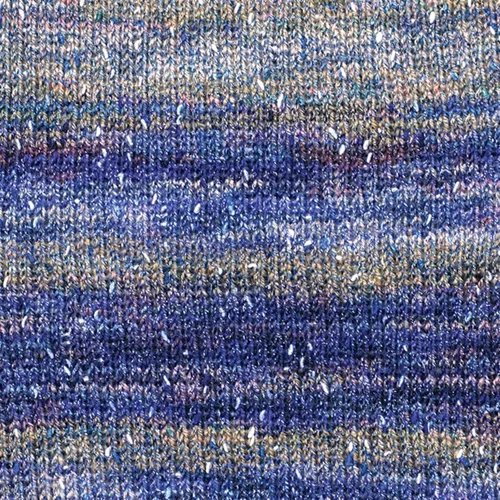 Vista 6 de Berroco - Hilo de tweed de mezcla de algodón y sésamo, colores 2025, 3.53 oz, peinado/aran (7424 - Blue Poppy)