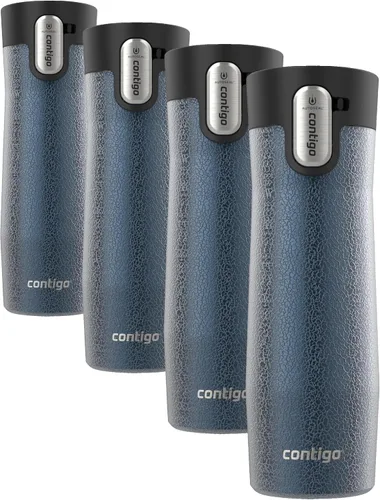 Vista 23 de Contigo AUTOSEAL West Loop - Taza de viaje de acero inoxidable aislada al vacío con tapa fácil de limpiar, 12 onzas, arándano