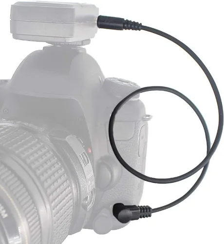 Vista 3 de Cable de conexión para obturador de cámara de 0.138 in-DC0, enchufe de conexión de cámara de 0.138 in, cable compatible con cámaras Nikon