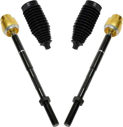 Vista 48 de TRQ Kit de dirección delantera con barra de acoplamiento de fuelle de piñón y cremallera compatible con Toyota Echo 2000-2005