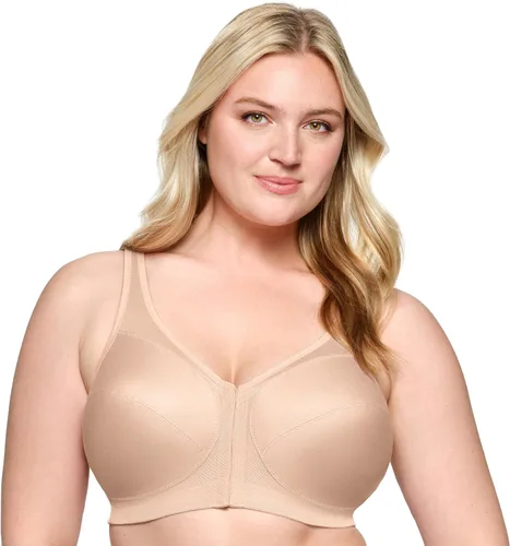 Vista 9 de Sostén Glamorise de mujer, tamaño plus, postura mágica elevada, apoyo de espalda, negro, 48I