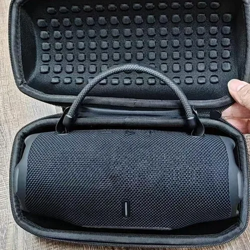 Vista 3 de Funda rígida de viaje para altavoz Bluetooth Charge 6 Bolsa de transporte portátil Almacenamiento protector duradero para aventuras al aire libre