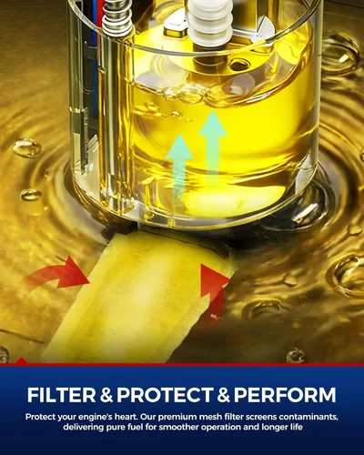 Vista 7 de Módulo de Bomba de Combustible Eléctrica KAX FG1044 con Unidad de Envío Compatible con Civic 2006 2007 2008 2009 2010 2011, L4 1.8L, Reemplazo#