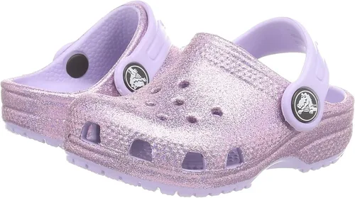 Vista 7 de Crocs Zuecos clásicos con purpurina niño pequeñoniño grande