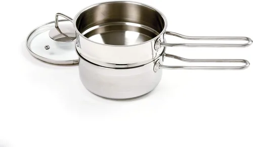 Vista 2 de Norpro - 238 Norpro KRONA - Caldera doble de acero inoxidable de 1.5 cuartos de galón, capacidad para 1.5 cuartos de galón1.4 L, como se muestra