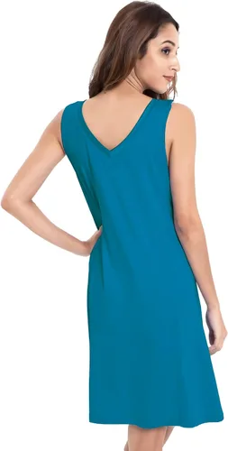 Vista 3 de GYS - Camisón de bambú para mujer sin mangas muy suave