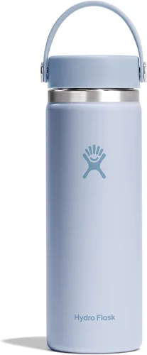 Vista 24 de Hydro Flask Botella de agua – Acero inoxidable aislado – Tapa flexible de boca ancha, antiderrames, a prueba de fugas y recargable en agave de 20