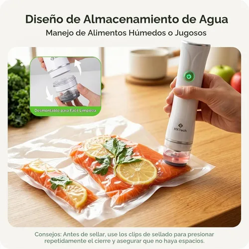 Vista 4 de Sellador al vacío para alimentos: 30 bolsas selladoras al vacío