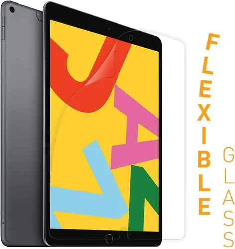 Vista 3 de Armor Protector de pantalla de vidrio flexible para iPad Pro 10.5" / iPad 10.2" (7ª/8ª/9ª) / iPad Air 10.5" (3ª), 9H con HD
