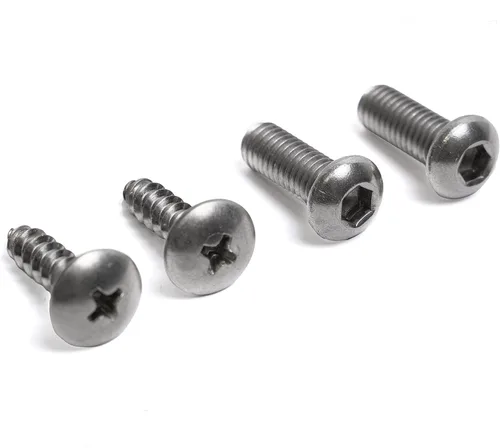 Vista 6 de Tornillos para placas de automóvil HPP, equipo original, Acero inoxidable