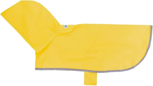 Vista 4 de RC Pet Products Poncho de lluvia plegable para perros carmesí - XX pequeño