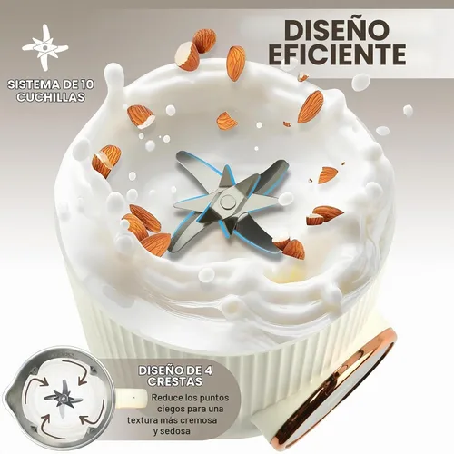 Vista 4 de Nuevo Fabricante de Leche de Nueces Multifuncional, licuadora 8 en 1, hace leche de almendra, leche de soja, leche de avena, jugo, hervir agua