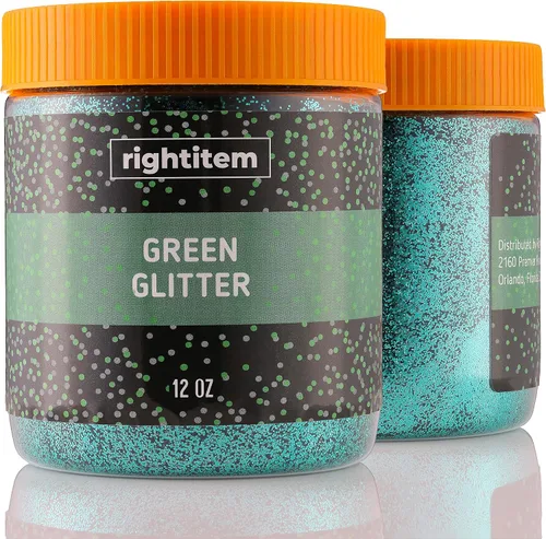 Vista 9 de Purpurina para uñas, purpurina gruesa de corazones azules en frasco, purpurina de 10 onzas para manualidades, purpurina para slime, purpurina
