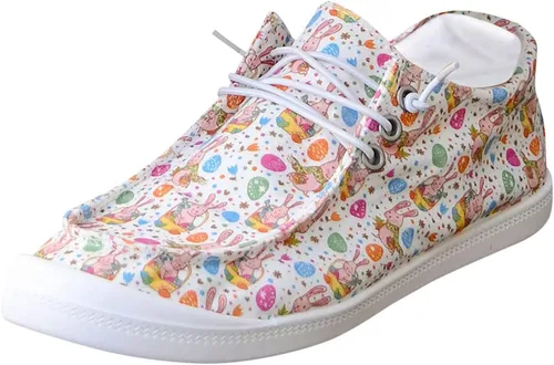 Vista 8 de Zapatos de lona para mujer, con estampado de calabaza y fantasma, zapatos deportivos planos para mujer, zapatos transpirables para mujer
