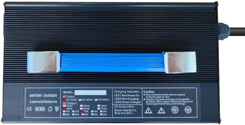 Vista 2 de Nuevo cargador de batería 48V 15A para Yamaha Golf Cart G19 G22, con enchufe de 2 pines