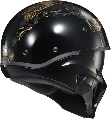 Vista 3 de ScorpionEXO Covert X Casco de Motocicleta de Cara Abierta Media Carcasa 3/4 Modo Listo para Comunicación Bolsillos para Altavoces DOT