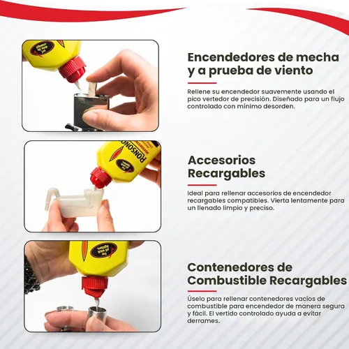 Vista 6 de Ronson - Combustible para encendedores Ronsonol de 5 onzas