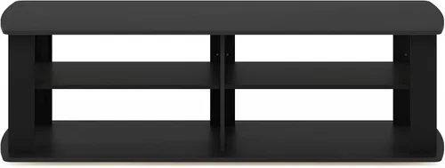Vista 5 de Furinno 11191BK THE Centro de Entretenimiento Soporte para TV, Negro