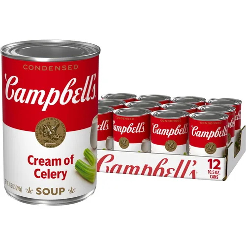 Vista 13 de Sopa Campbell's Condensada Crema de Apio 98% Libre de Grasa, Lata de 10.5 Onzas